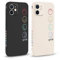 Pnakqil 2 Piezas Funda para Apple iPhone 12 Mini 5.4,Carcasa Silicona Protección con Cámara Suave Mujer Sonrisa Face Cover Moda Cute Fundas Arañazos TPU Ultrafina Regalo Proteger Caso