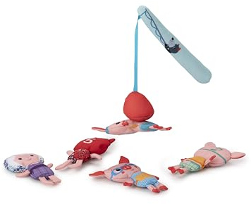 Lilliputiens - Angelspiel für die Badewanne - Badespielzeug für Babys - Interaktives Badespielzeug mit magnetischer Angelrute und Märchenfiguren - Fördert Feinmotorik - Ab 12 Monaten - 83497