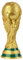Taivoze 2022 World Cup Replica, Sports Fan Trophy Resin Soccer Collectible, Gold World Cup Trophy Decor for Bedroom Office Desktop (Middle size-10.63)
