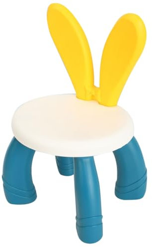 Warmhm Kinderhocker Plastikstühle Leichter Hocker -Sitzbezug Tritthocker für Kinder Schreibtischstühle für Kinder Leichter Fußhocker aus Kunststoff Kinder hocker Hasen Ohren Sessel Stuhl