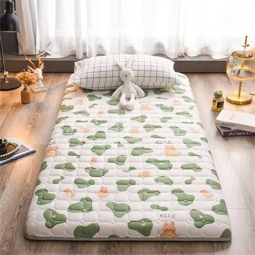 Japanische Futon-Matratze, Studentenwohnheim-Matratze Schlafkissen für Schlafsaal Schlafzimmer, faltbare Tatami-Matratze Double Single Crawling Mat Comfort Breathable Portable ( Color : D , Size : 120