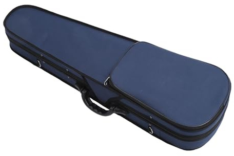Custodia per Violino, Resistente Guscio Rigido per Violino Professionale in Tessuto Oxford Oversize Triangolare con Misuratore di umidità