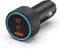 66W 3-Port Car Charger Adapter for iPhone 16//16e15/14/13 Pro Max/Pro/Plus, Cigarette Lighter USB Socket with PD/QC, Fast Charger Compatible with Samsung Galaxy S25/S24/S23/S22, Google Pixel 9/8