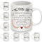 Rappelle-Toi Toujours Que Tu Es Plus Courageuse - Mug pour la Petite Fille de Grand-Mère et Grand-Père - Tasse à Café d'Inspiration - Cadeau d'Anniversaire et de Noël