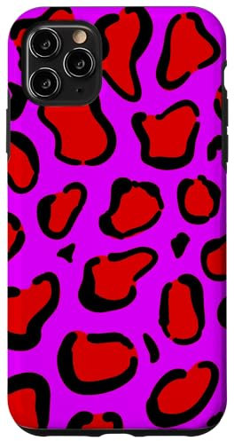 iPhone 11 Pro Max Neon Pink Leopard Print Case