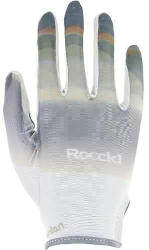 Roeckl Murlo Fahrrad Handschuhe lang weiß/grau 2025: Größe: 6