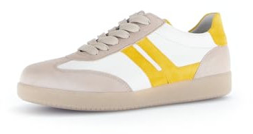 Gabor Damen Low-Top Sneaker, Frauen Halbschuhe,schnürschuhe,schnürer,straßenschuhe,Strassenschuhe,Sportschuhe,Oak/Latte/Sun,40 EU / 6.5 UK