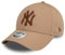 New Era New York Yankees Damenkappe verstellbar Glitzer NY Teamlogo Cap MLB Frau Mädchen beige - One-Size