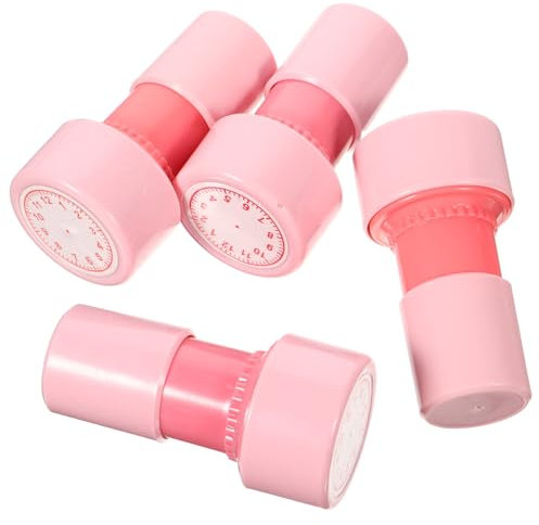 BESTonZON 4stücke Teiliges Stempelset Für Junge Mädchen Mit Uhrenmustern Zum Lernen Von Zifferblättern Interaktives Spielzeug Für Vorschulkinder Und Grundschüler Selbstfärbende Tintenstempel