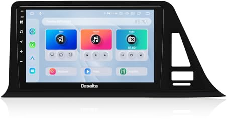 Dasaita Android13 Auto-Stereoanlage für Toyota CHR 2016-2020 mit Wireless Carplay/Android Auto, 9 QLED Touchscreen-Hauptgerät, GPS Navigation, Bluetooth 5.0, 6+64GB Radio, 4G LTE/5G WiFi, Gyro/DTS