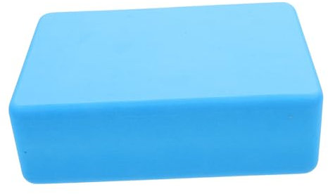 JUMPLAWN Eva Yoga Block Hoher Dichte Rutschfester Pilates Fitness Gym Sport Helfer Leichter Stabiler Gymnastikblock Für Balance Und Unterstützung Blaue Übungsunterstützung