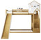 Goldicoo Lit superposé, en bois, pour 2 enfants, 90 x 200 cm, avec toboggan, avec escalier et tiroirs