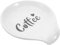 HEALEEP Small Spoon Rest: Small Ceramic Coffee Spoon Holder - Porcelain Stirrer Rest for Kitchen - Coffee Bar Accessories for Party