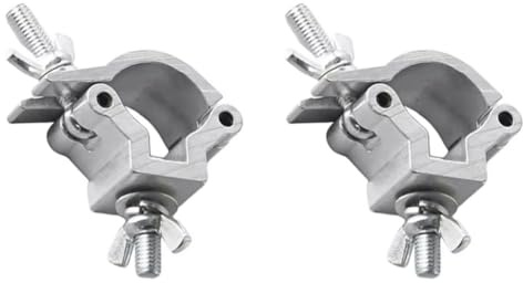 Koolenry Heavy Duty Single Head Swivel Clamp DJ Light Clamp Stage Lighting Clips for LED Par Moving Head Beam Spot Clamps