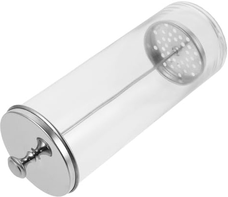 VERDANVERSE Glass Straw Dispenser Bucket for Bent and Wide Straws for Smoothies Makeup Brush and Cutlery Storage Container for Home Hotel Restaurant Tea Shop