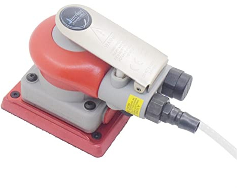Quadratische pneumatische Wassermühle Wasser Injektion Sander Poliermaschine Automatische Armschleifkopf Mobiltelefonkoffer 75 * 100mm