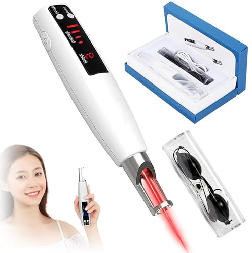 Picosecond Pulse Light Spot Removal Machine Wiederaufladbarer LCD Display Stift mit 9 Modi für Sommersprossen, Maulwürfe und Braune Flecken