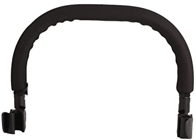 Zhangpu Accoudoir Universel de Garde-corps pour Poussette de bébé, Barre de Pare-chocs Réglable pour Poussettes de 38 à 42cm (Noir)