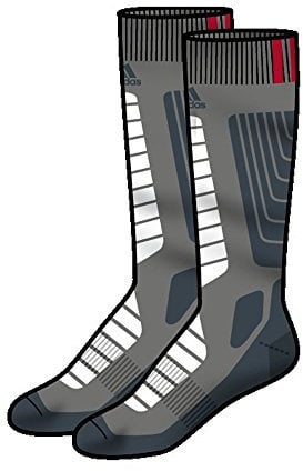 adidas Terrex Ski Tour Sock, Vapor Grey, Size 40-42