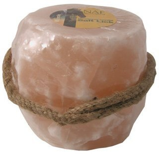 HIMALAYAN CRYSTAL SALT LICK FOR HORSES. MINERAL. EQUINE USE ONLY. HANGING ROPE.