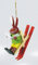 Skihasen Liegestuhl 3 cm Osterhasen Osterdeko Erzgebirge NEU
