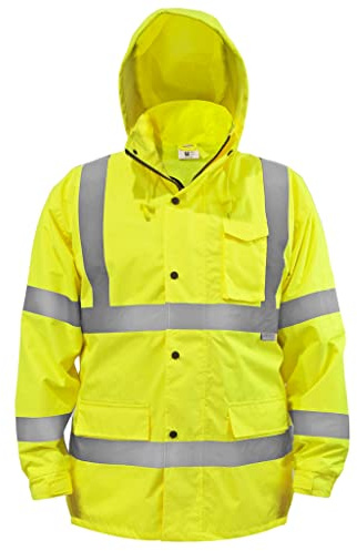JORESTECH Class 3 Hi-Vis Waterproof Rain Jacket