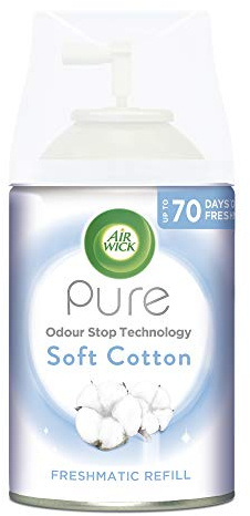Air Wick Pure Soft Cotton Freshmatic Refill Air Freshener, 250 ml