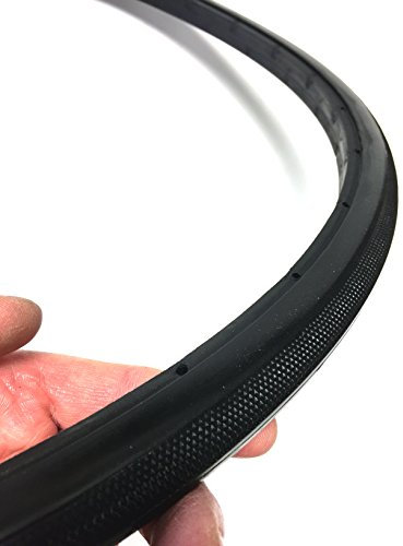 HDmirrorR Ro Rollstuhlreifen 24 x 1, absolut 100% pannensicher ETRTO 25-540 (24 Zoll), schwarz, Feinprofil, aus Polyurethan gefertigt, nie mehr Luftverlust