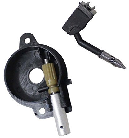 Kit Pompa Olio Ricambio Motosega Per Husqvarna 36 41 136 137 Plastica Metallo Nero