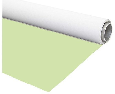 Fond de Vinyle réversible Vert Clair et Blanc 200x500cm