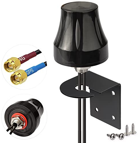 Bingfu 4G LTE 3dBi Magnetic Base TS9 Antenna Compatible with Verizon AT&T T-Mobile Sprint Netgear Huawei MiFi Mobile WiFi Hotspot Router USB Modem Jetpack AirCard AC791L 6620L AC815S AC770S AC781S