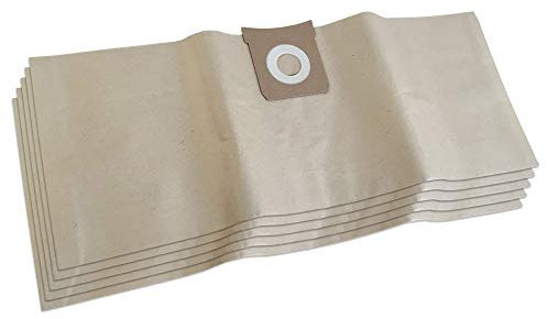 5 Sacs Aspirateur pour Aqua VAC INOX 20, Max 7, Multi Pro, Multisystem 22, 2000, Omega 100, Plus 1000, Power Vac