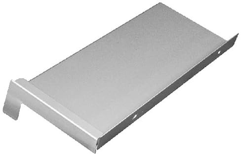 Aluminium Fensterbank silber EV1 195 mm (Gleitabschluss, 1600 mm)