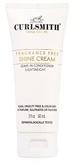 Curlsmith - Shine Cream, Leave-In Conditioner, feuchtigkeitsspendend, sensibel, parfümfrei für alle Locken- und Haartypen, vegan (59ml)