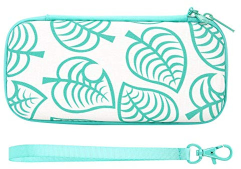 Nimomo Spiel-Aufbewahrungstasche Tragbare Spiel-Schutztasche Leichte Spiel-Tragetasche Shell-Abdeckung Passend für Switch Animal Crossing