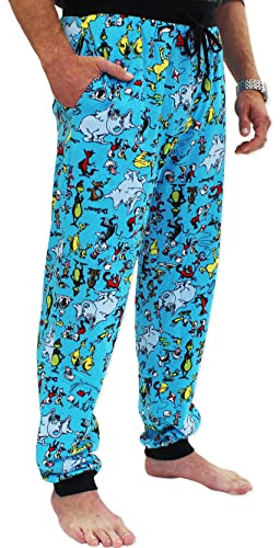 Dr. Seuss Der Grinch Herren-Schlafanzughose mit Taschen
