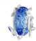 Abalorio de cristal de Murano de plata de ley para pulseras Pandora, Plata de ley Cristal Plata de ley