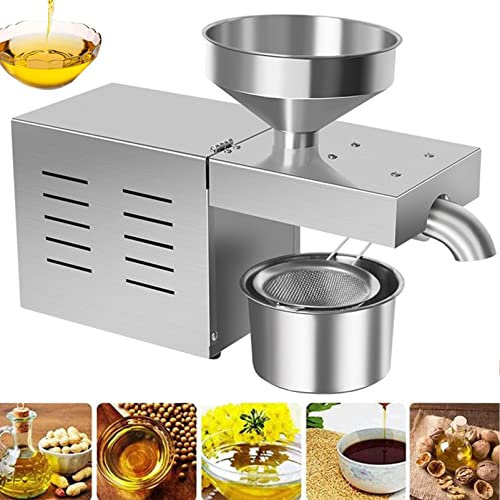 Commerical Automatic Oil Press Machine Stainless Steel Oil Extractor Expeller Home Oil Press Machine Intelligent Control