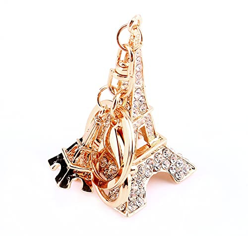 Tour Eiffel Porte-clés, porte-bijoux Parisien argenté rétro chic souvenir pour cadeau et décoration