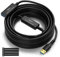 Mygatti Câble d'extension USB 3.0 mâle vers femelle actif de 10 mètres,avec 2 amplificateurs de signal,compatible avec ordinateurs portables,disques durs,VR,avec 5 attaches de câble