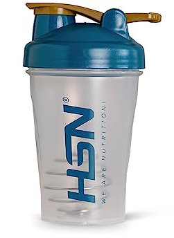 HSN Shaker We Are Nutrition – Verre mélangeur avec boule mélangeuse, fermeture hermétique, bouchon anti-fuite, sans odeur et facile à nettoyer 400 ml