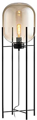 WAOCEO Lampadaire Lampe Vintage en Verre soufflé à la Main, éclairage Essentiel for pièce Moderne, lampadaire Lampe sur Pied (Color : A)