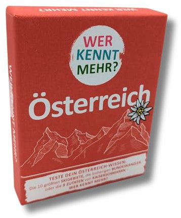 Listenwissen Wer kennt mehr I Teste Dein Allgemeinwissen in 50 Listen I für Erwachsene I Gesellschaftsspiele I Kartenspiele I Wissensspiele I Familienspiele (Österreich Edition)