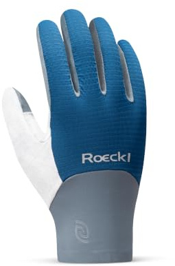Roeckl Maracon Fahrrad Handschuhe lang blau/grau 2026: Größe: 10.5