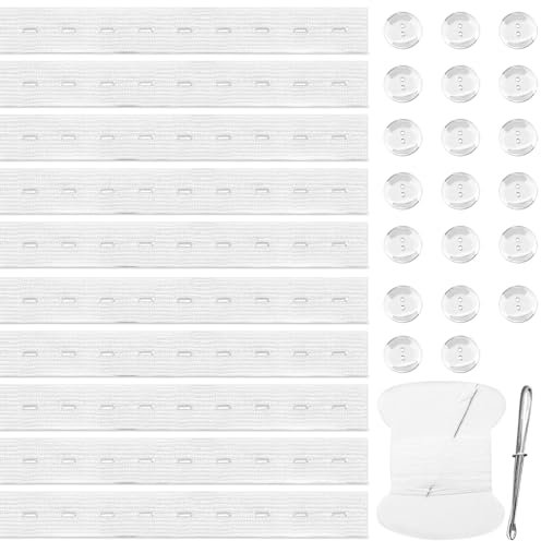 Lot de 10 outils de serrage de taille de pantalon blanc, ajusteur de taille pour pantalons amples, serre-taille de pantalon pour femmes, serre-taille pour pantalons pour enfants, femmes enceintes