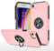 YIPCFXDJ Lots de Coques de téléphone Coque Compatible avec iPhone 8 avec Anneau Rotatif et béquille, Fine, résistante aux Chocs, Coque de Protection intégrale Robuste for iPhone 8(Rose Gold)