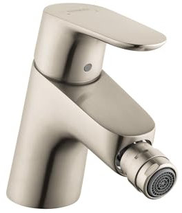 NTALJC 31920821 Rubinetto per Bidet Focus E monoforo, Nichel Spazzolato