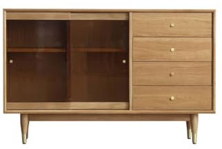 Esszimmer-Sideboard im nordischen japanischen Stil, für Zuhause, Wohnzimmer und Küche