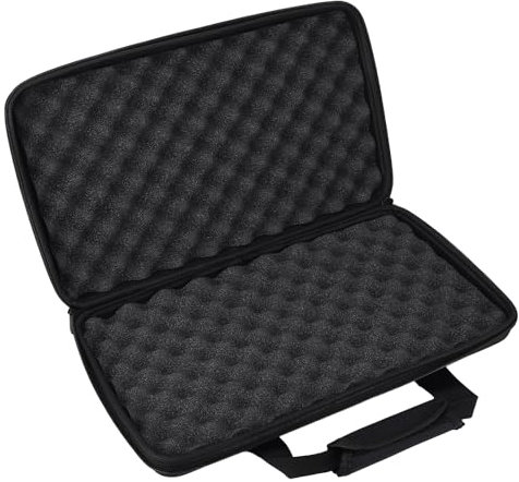 DJ Controller Storage Bag, Padded and Portable Case with 360° Zipper, Buffer Sponge, 15.7 X 9.8 X 3.1in, Compatible with DDJ FLX4 400 SB2 SB3 RB Double Channel Controllers