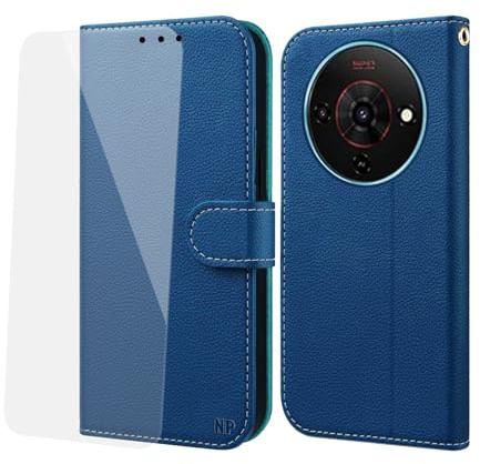 NP-Caser Cover per ZTE Blade A76 - Flip Caso in PU Pelle Premium Portafoglio Custodia | Kickstand | Slot per Schede | Chiusura Magnetica per ZTE Blade A76